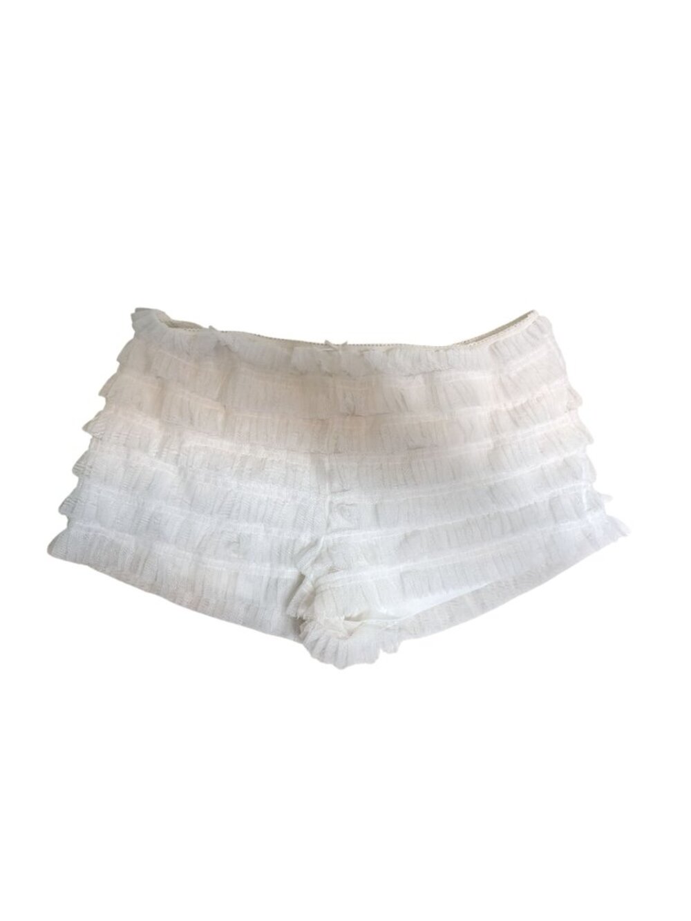 Kimchi Blue Tiered Tulle Lace Bloomer Shorts XL Coquette Boho - Picture 11 of 15